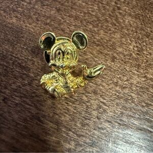 Disney Gold Mickey Mouse Brooch